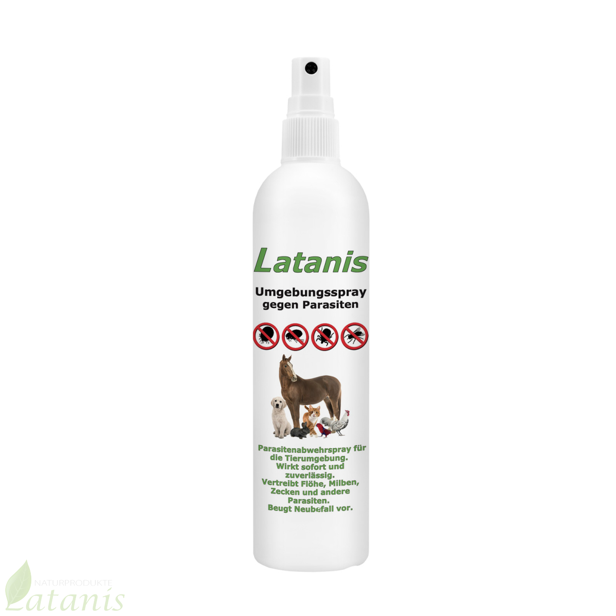 Umgebungsspray gegen Parasiten U17vet 190ml/470ml/2500ml